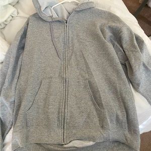 Hanes hooded zip-up